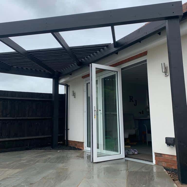 Bespoke Pergola outdoor shelter beams